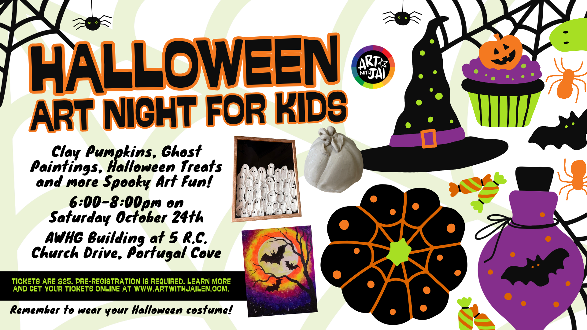 Halloween Art Night for Kids