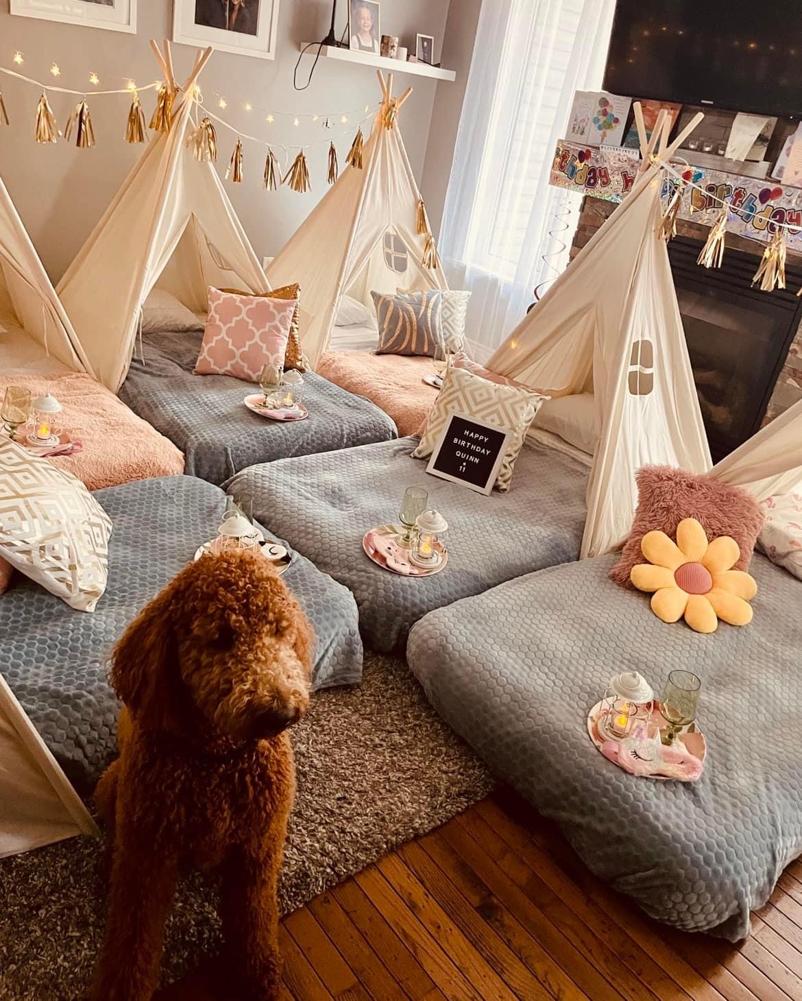 Happy Glamping birthday parties