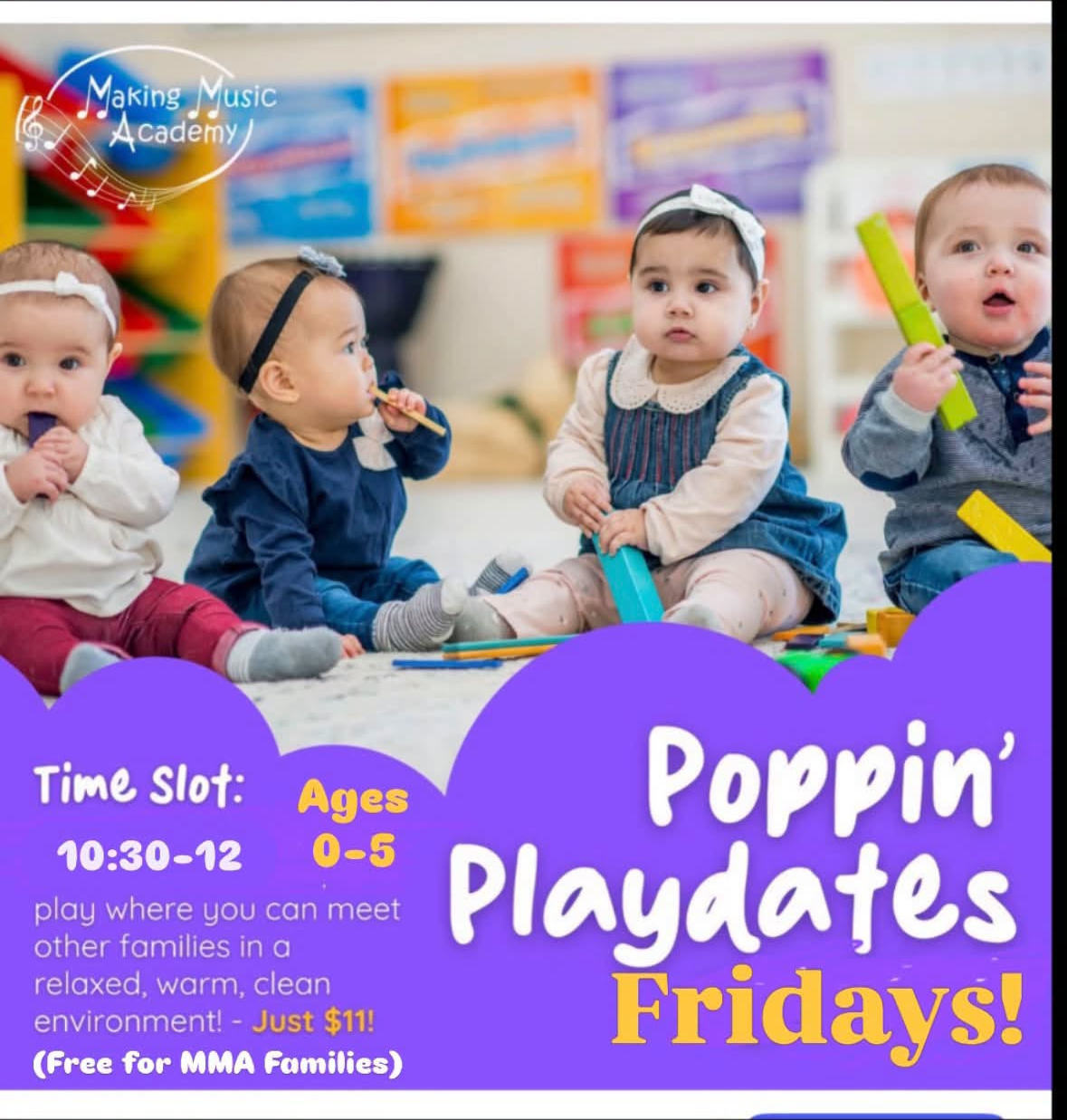Poppin’ Playdates — Fridays